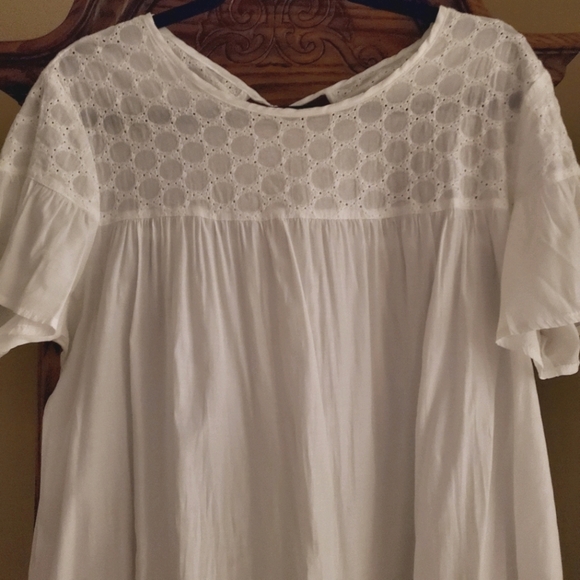 SHEIN Women's Tie Back Short-sleeved Tunic - Picture 8 of 8